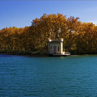 Vista de l'Estany amb ànecs